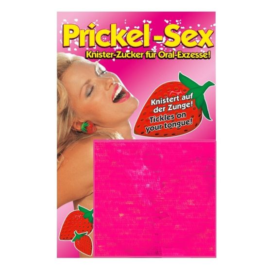 Erotic Entertaiment prick Sex - křupavé bonbóny s jahodovou příchutí (25g)