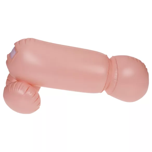 Cock Fighting - nafukovací připínací penis - realistický - tělová barva