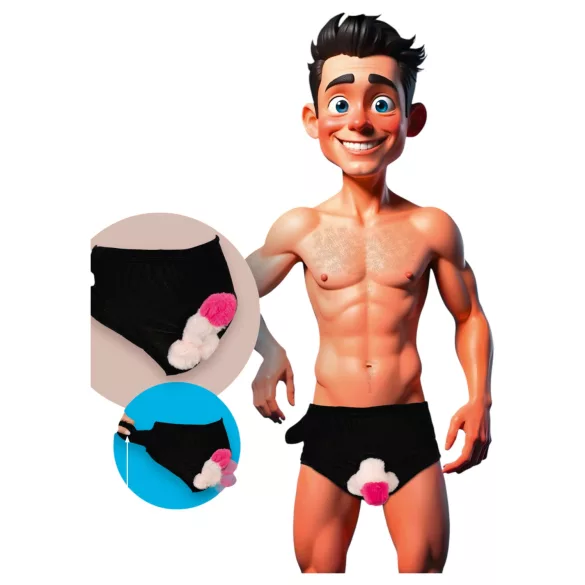 Pánské spodní prádlo s pumpou (černé)