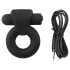 Pulselock Vantr - dobíjecí vibrační penisový kroužek (černý) - 25 mm.