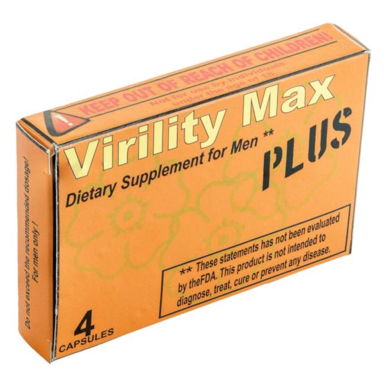 Mužnost Max Plus - doplněk stravy kapsle pro muže (4ks)
