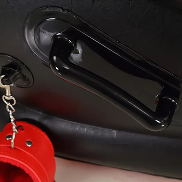 Magic Pillow - nafukovací BDSM polštářek - pouta - velký - červený