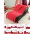 Desirel Magic Pillow - Nafukovací BDSM sexuální nábytek - s pouty (červený)