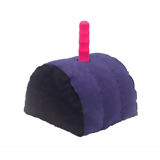 Magic Pillow - Nafukovací polštář na sex - s držákem na dildo (fialový)