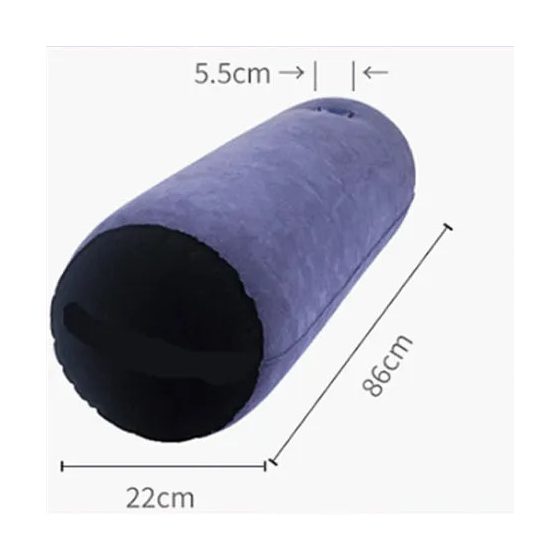 Magic Pillow - nafukovací sexuální polštář - válcovitý (fialový)