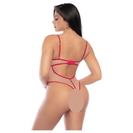Mapalé - strappy body (červeno-přírodní)