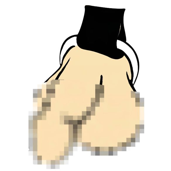 ZADO - kožený pánský harnak body - černý (S-L)