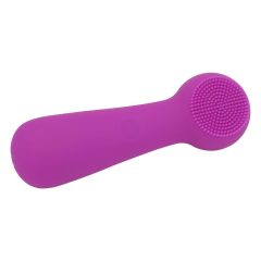   FaceClean - bezdrátový, voděodolný masážní přístroj na obličej (fialový)