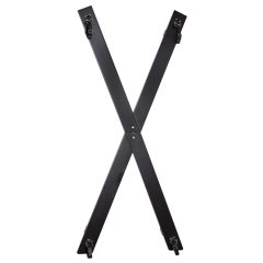   ZADO - Sada nástěnných kravat s křížem svatého Ondřeje (černá)
