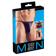 Svenjoyment - pánské tanga set - černá - 3 kusy - S-L