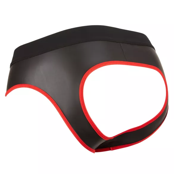 Svenjoyment - pánské jockstrap slipy s otvorem - černé - XL