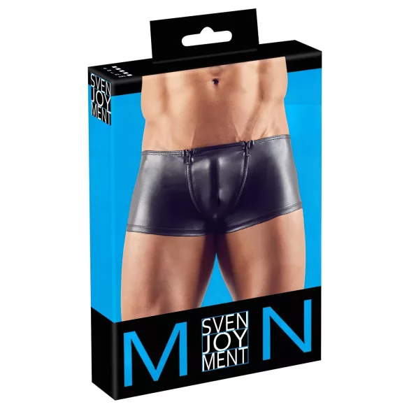 Svenjoyment - pánské boxery se zipem - černé - XL