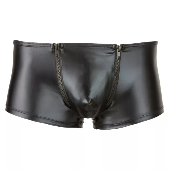Svenjoyment - pánské boxery se zipem - černé - XL