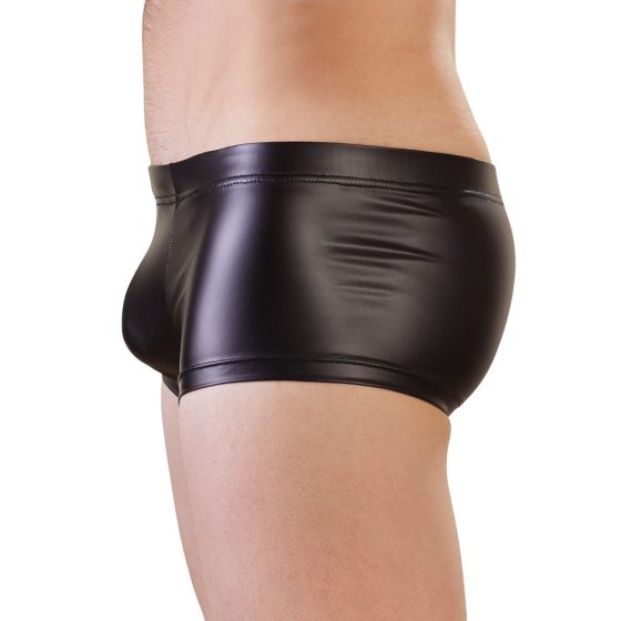 NEK - lesklé krátké boxerky (černé) - XL