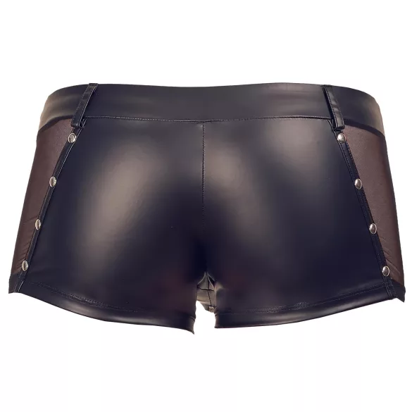 Svenjoyment - pánské lesklé boxérky - černé - XL