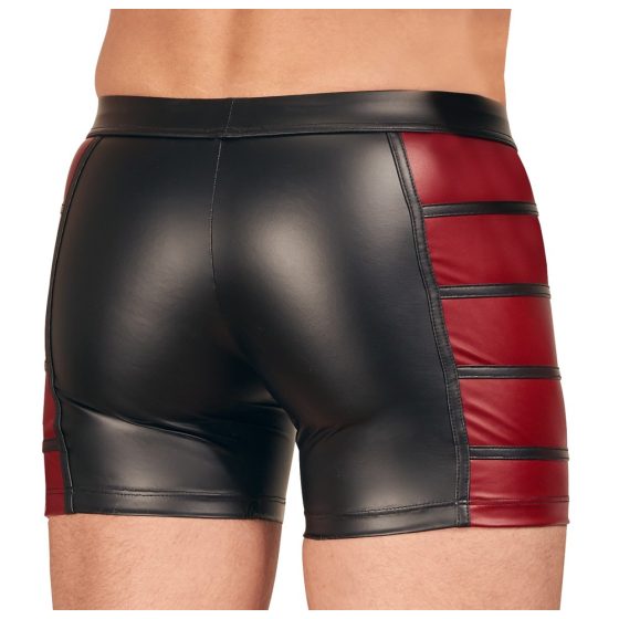 NEK - Červené boxerky s bočním zipem (černé)