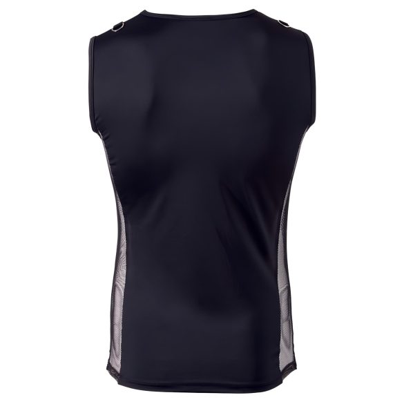 Svenjoyment - pánské krajkové tílko - černá - L