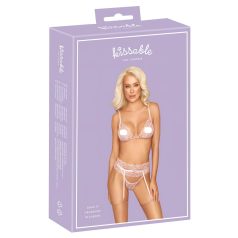 Kissable - krajkové spodní prádlo set (růžová)