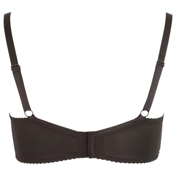 Cottelli Plus Size - podprsenka s kosticemi (černá) - 90D