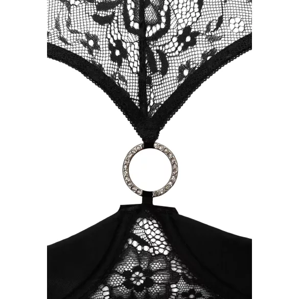 Cottelli - otevřená podprsenka set - černá - 80B/M