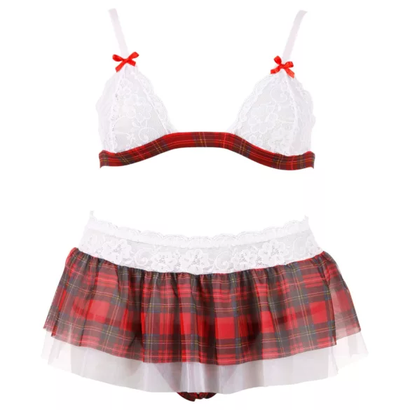 Cottelli - sexy kostým školačky - podprsenková souprava - L