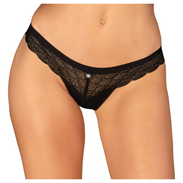 Obsessive - dámská tanga - sexy střih - černá - XL/XXL