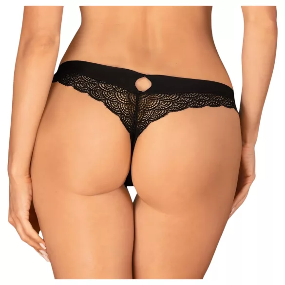 Obsessive - dámská tanga - sexy střih - černá
