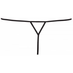 Cottelli - dámské mini kalhotky s kamínky (černé)
