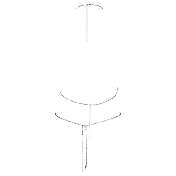 Cottelli - Lesklé řetízkové bikiny (stříbrné)