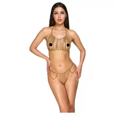 Cottelli - tělový šperk s řetízky - zlatá