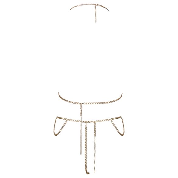 Cottelli - tělový šperk s řetízky - zlatá