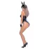 Cottelli - sexy kostým králiček - lesklý 5dílný set - M