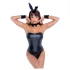 Cottelli - sexy kostým králiček - lesklý 5dílný set - XL