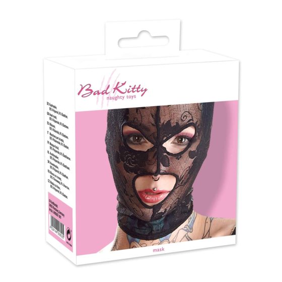 Bad Kitty - krajková maska na hlavu