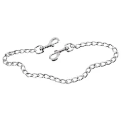 ZADO - dvojitá kovová karabina a řetěz - 50 cm