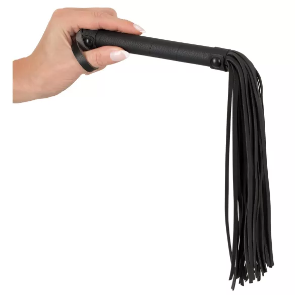 Bad Kitty - poutací sada z koženky na suchý zip - 8 dílů - černá