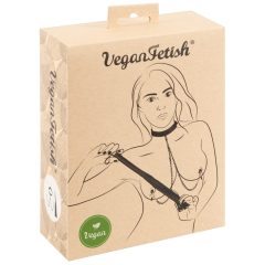 Vegan Fetish - Disciplinary Set (Black) - 3 Pieces