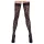 Cottelli Legwear - samodržící punčochy - leopardí vzor - černé - 4