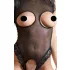 Abierta Fina - erotické body - síťované - černé - M