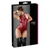 Cottelli Party - dámské body bez rukávů na zip lesklé červené - XL