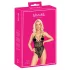 Kissable - krajkový body (černý) - L/XL