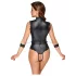 Cottelli Bondage - otevřený body na prsa - černý - M