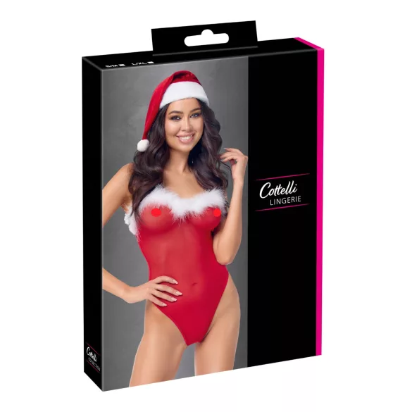 Cottelli - vánoční body set - červená