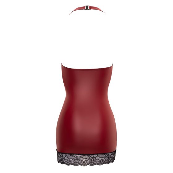 Cottelli - lesklé mini šaty (červené) - L