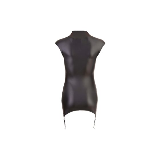Cottelli - Party time - podvazkové šaty (černé) - XL