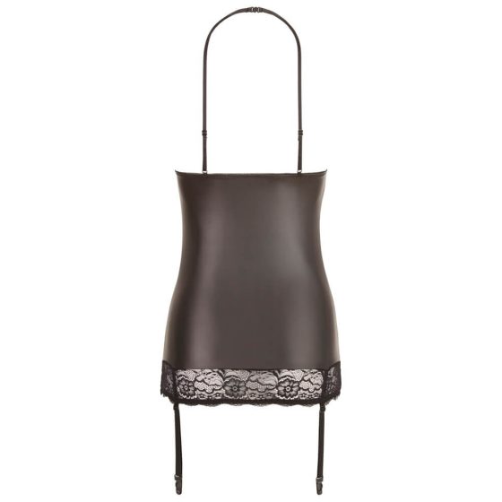 Abierta Fina - bold sparkle - mini šaty (černé) - XL