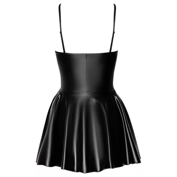 Noir Libido - mini šaty - matné - černé