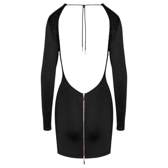 Cottelli - mini šaty s otevřenými zády - černé - M