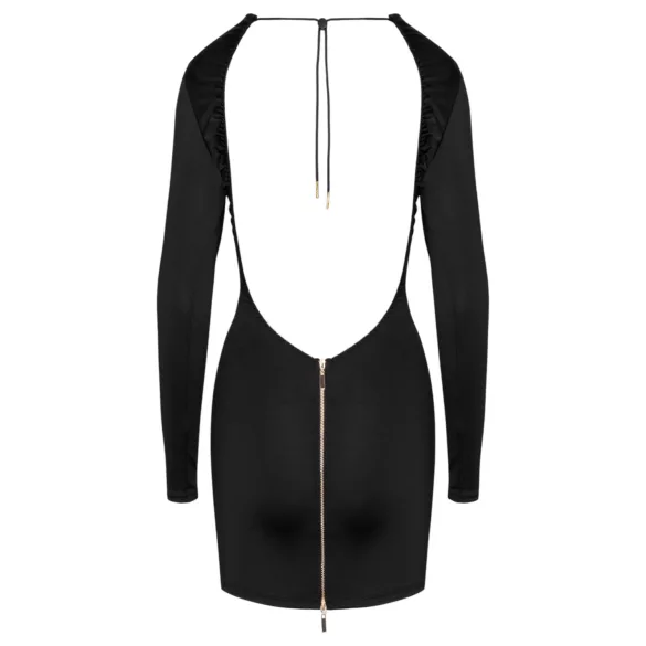 Cottelli - mini šaty s otevřenými zády - černé - L