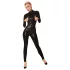Noir - overal na zip (černý) - M